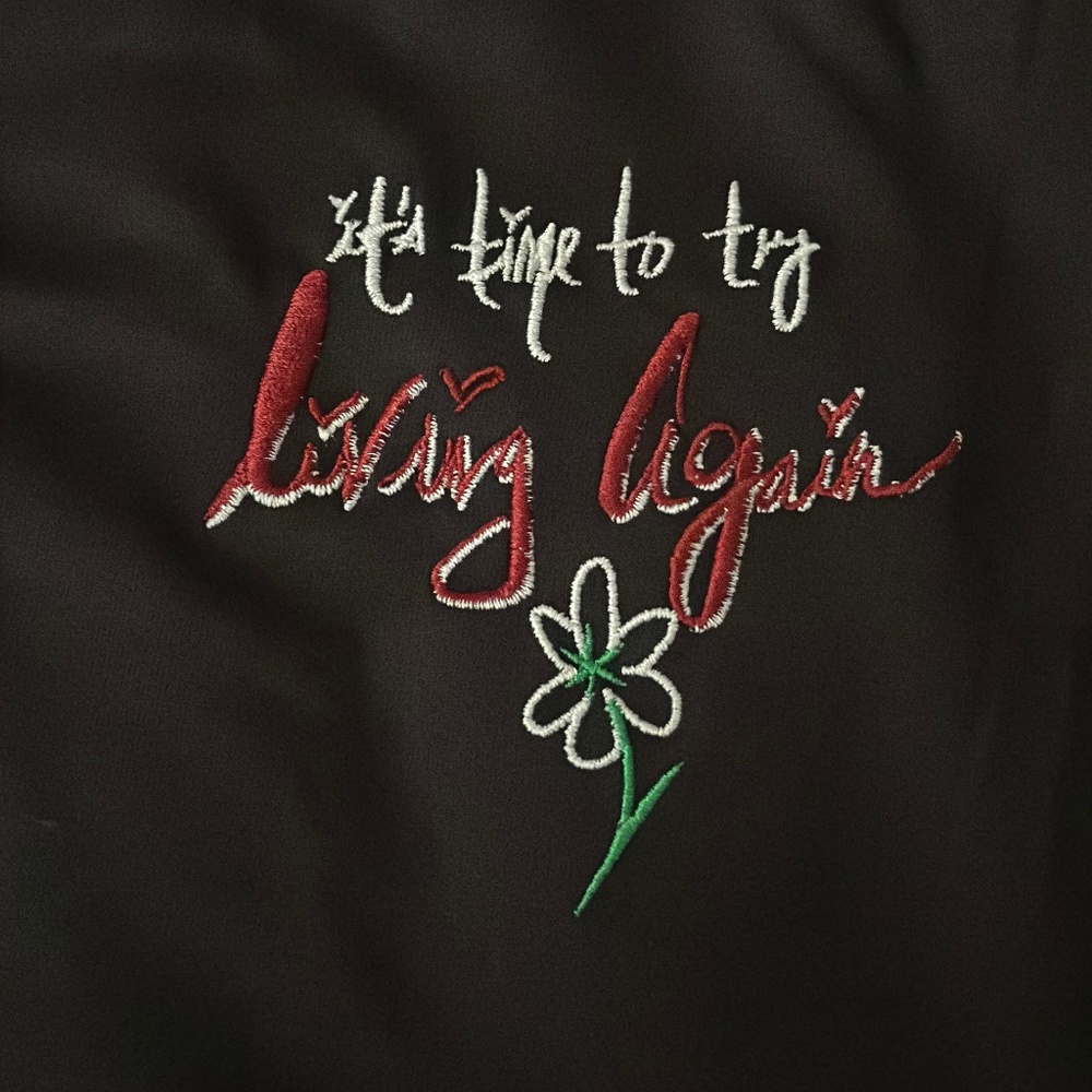 BG3 Astarion Live Again Grave Flower Short-Sleeve Unisex T-Shirt / Black / S